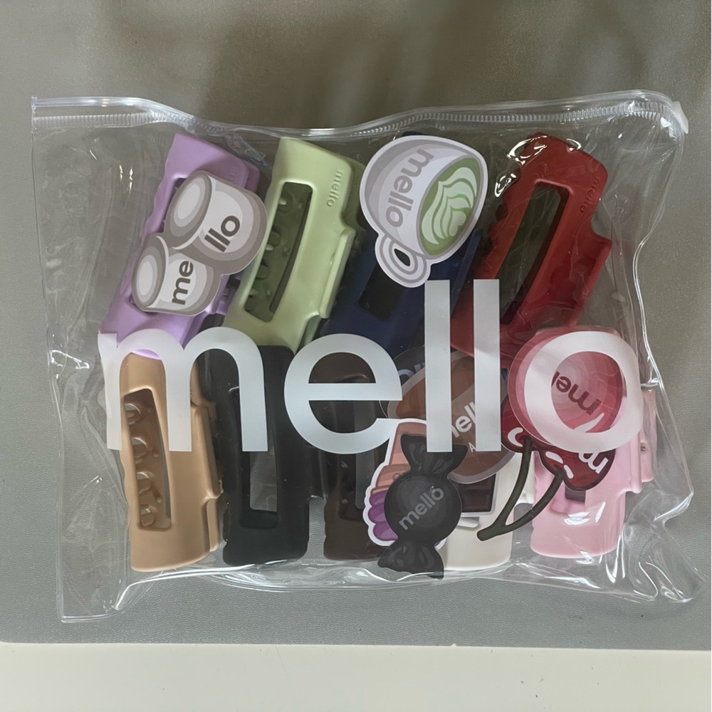 Mello Cloud Claw Clip "Completed" Set (Exclude Spring Colors) in Mini/3in -NIP